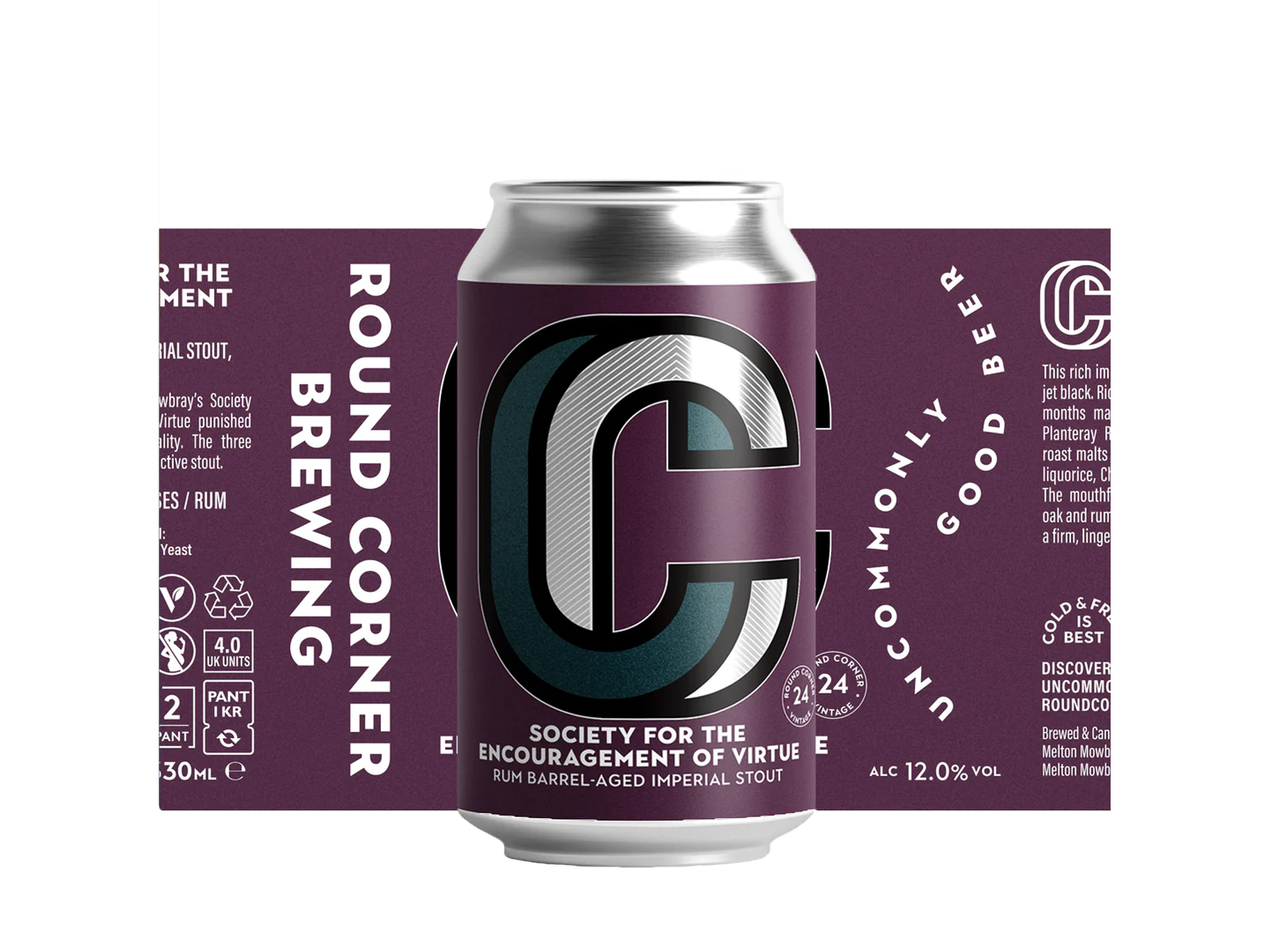 2024 Society for the Encouragement of Virtue - Rum Barrel-Aged Imperial Stout - 12% - 330ml